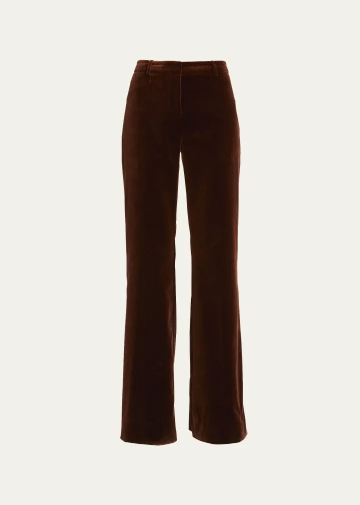 11560551100 Velvet bootcut trouser