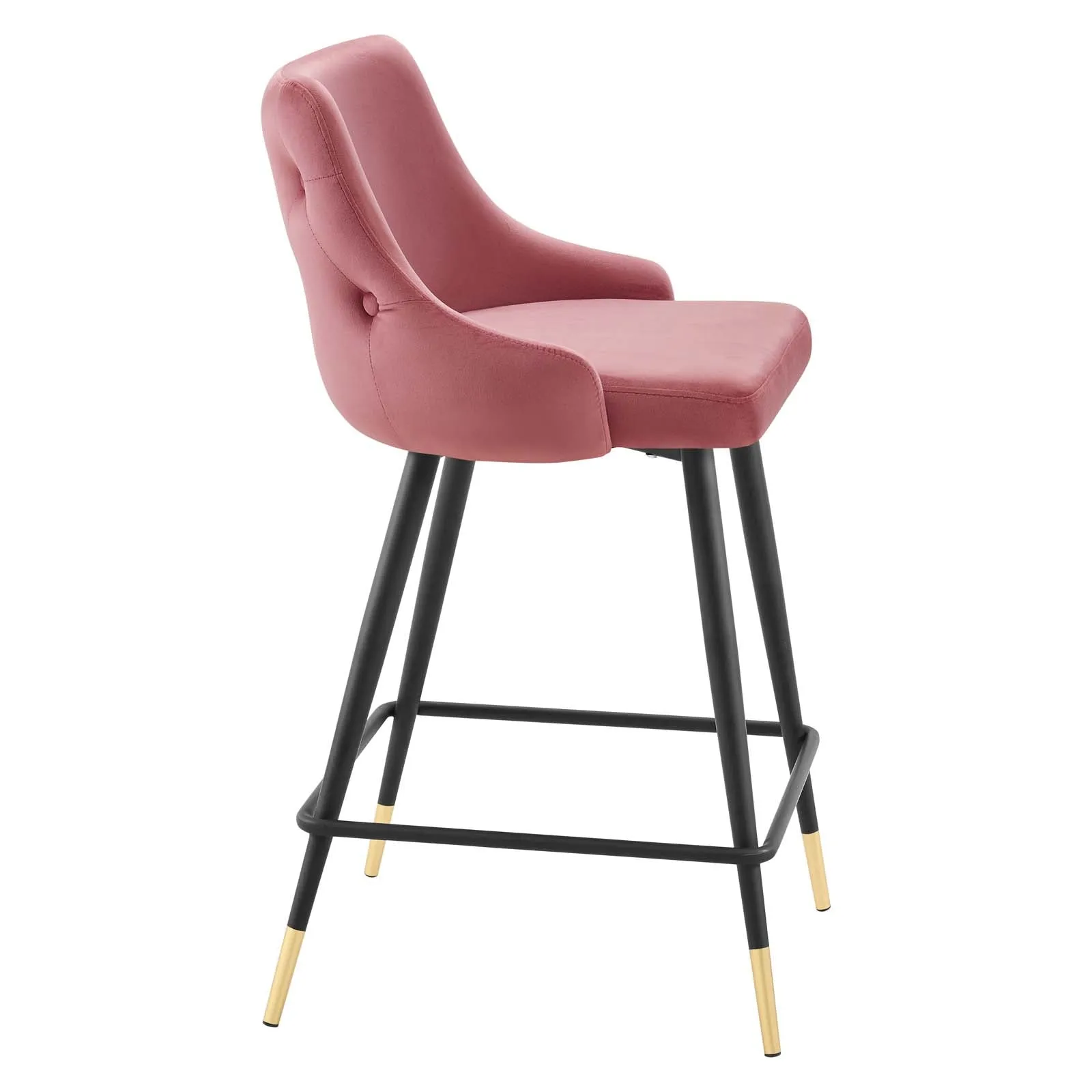 Adorn Performance Velvet Counter Bar Stool