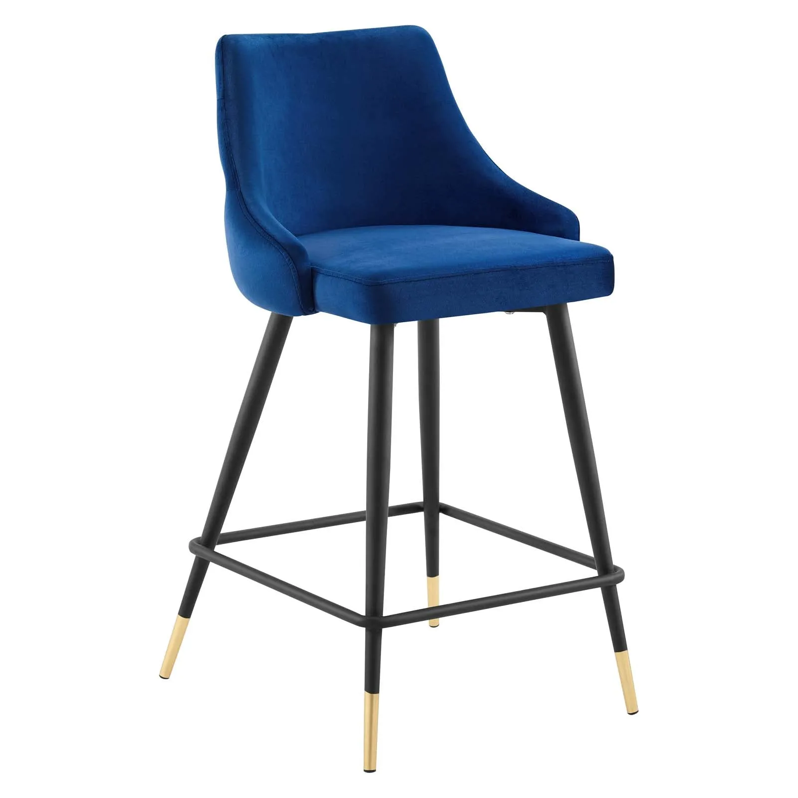 Adorn Performance Velvet Counter Bar Stool