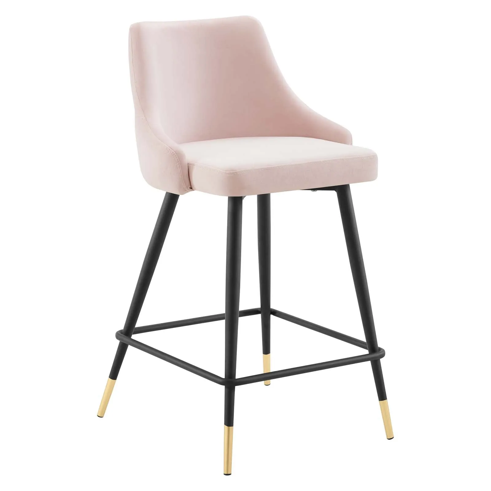 Adorn Performance Velvet Counter Bar Stool