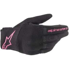 Alpinestars Stella Copper Motorcycle Gloves Black Fuchsia