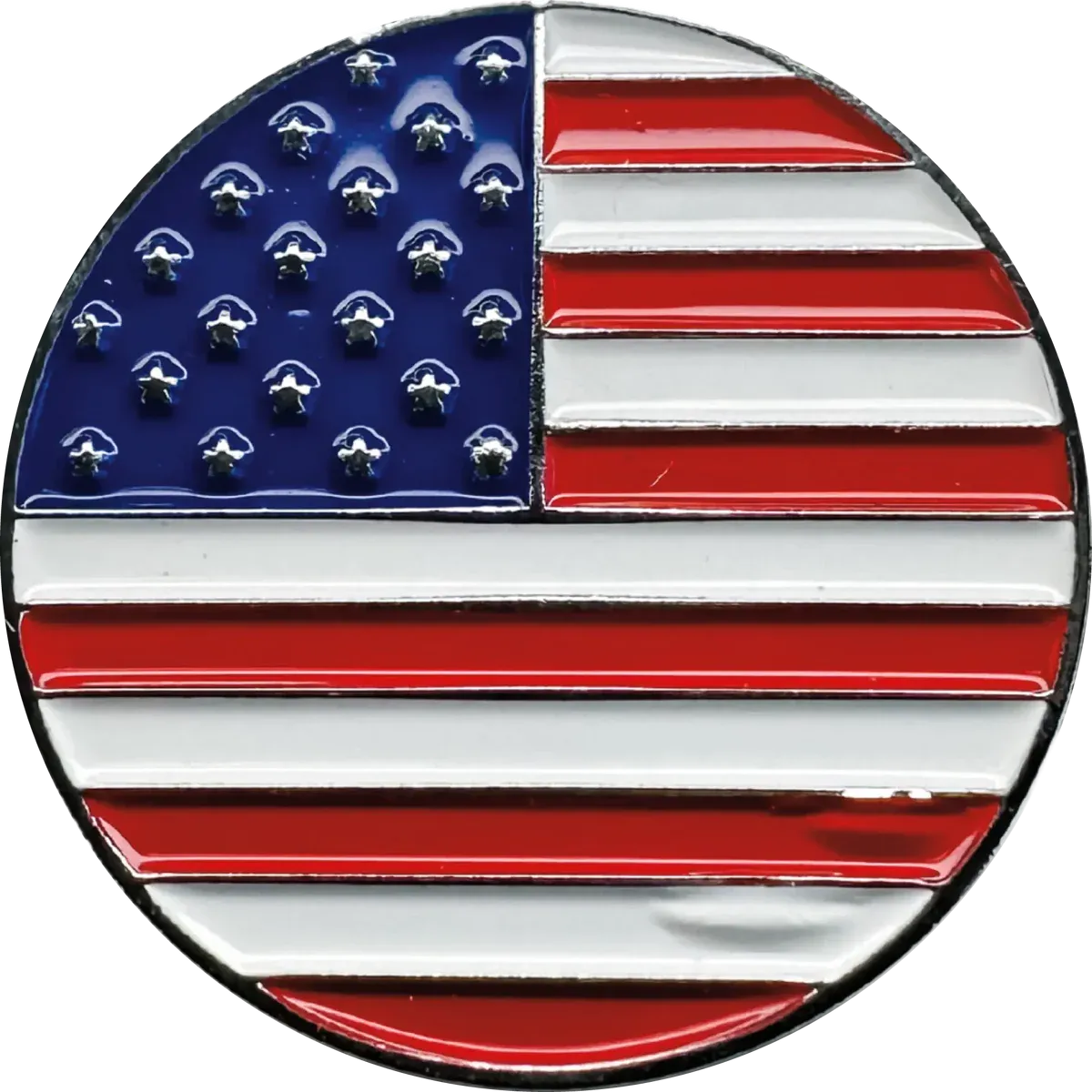 American Flag Hat Pin