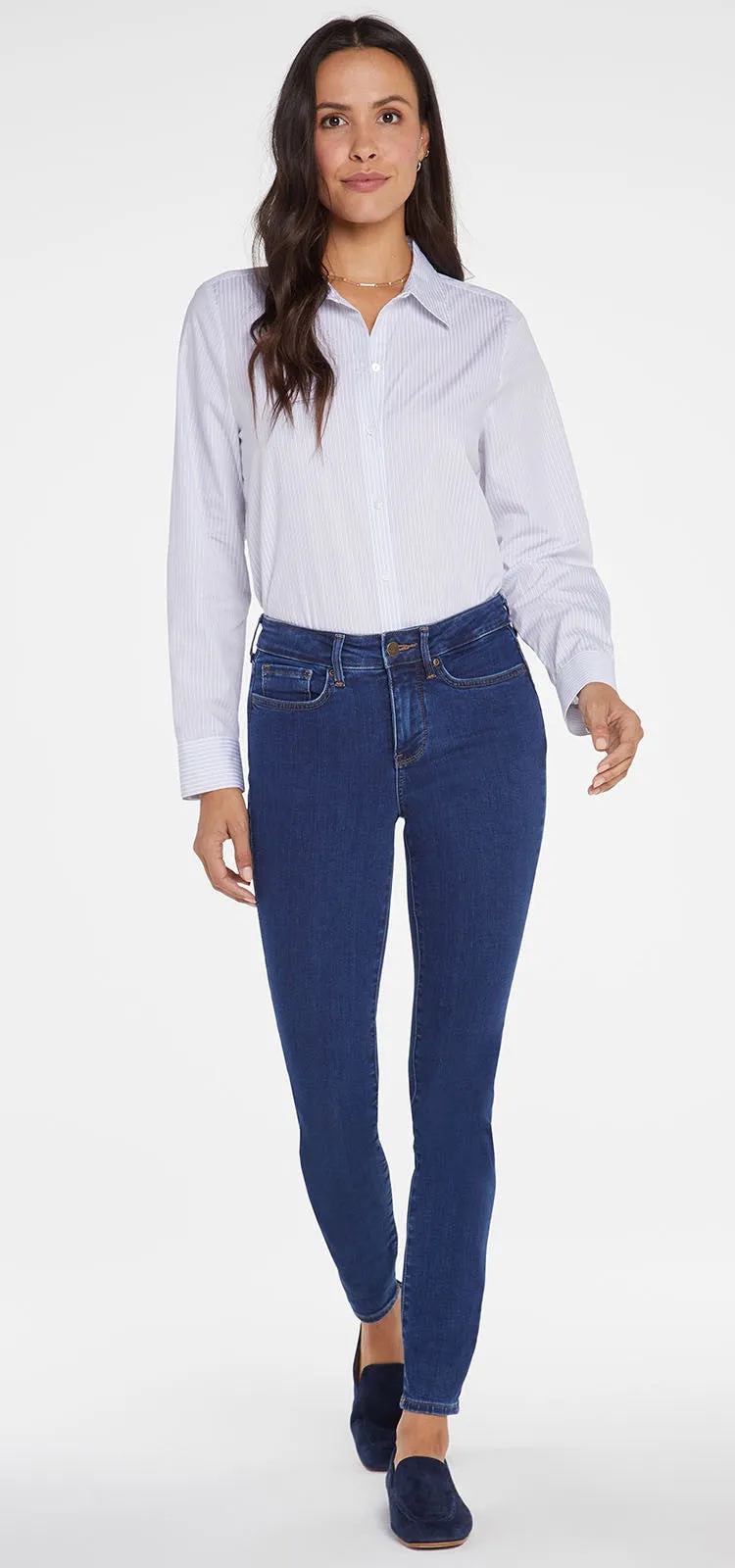 Ami Skinny Jeans Mediumblauw Premium Denim (Tall) | Quinn