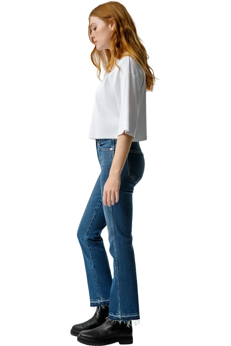 AMO Denim Bella Crop Jeans in Crush