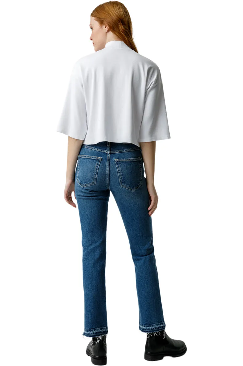 AMO Denim Bella Crop Jeans in Crush