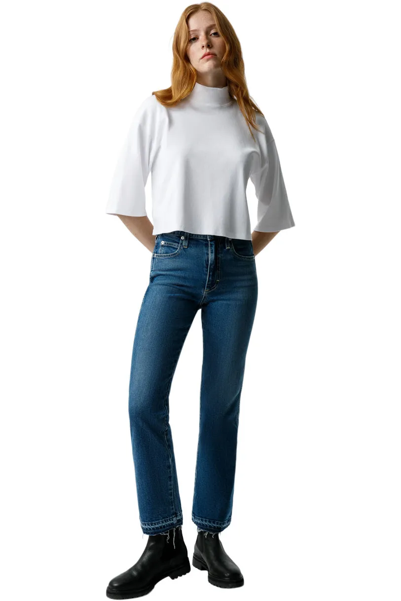 AMO Denim Bella Crop Jeans in Crush