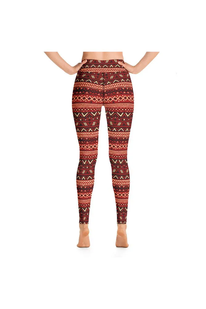 Ancient Scribes Yoga Leggings