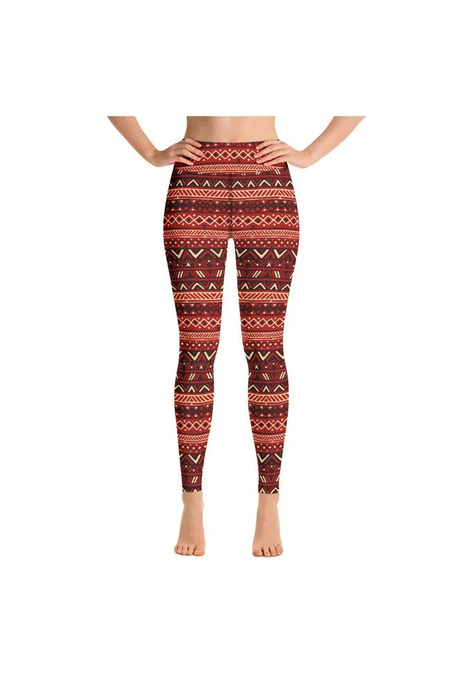 Ancient Scribes Yoga Leggings