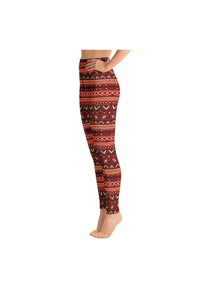 Ancient Scribes Yoga Leggings