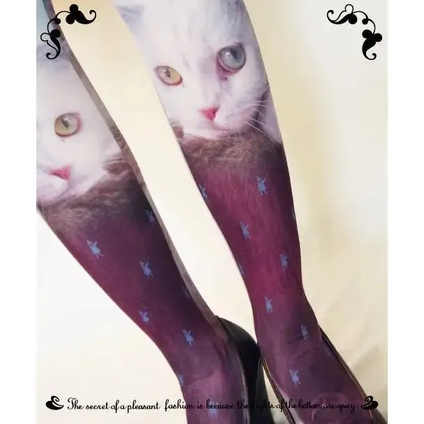 Animals High Waist Pantyhose