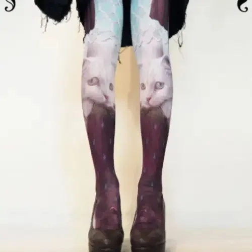 Animals High Waist Pantyhose