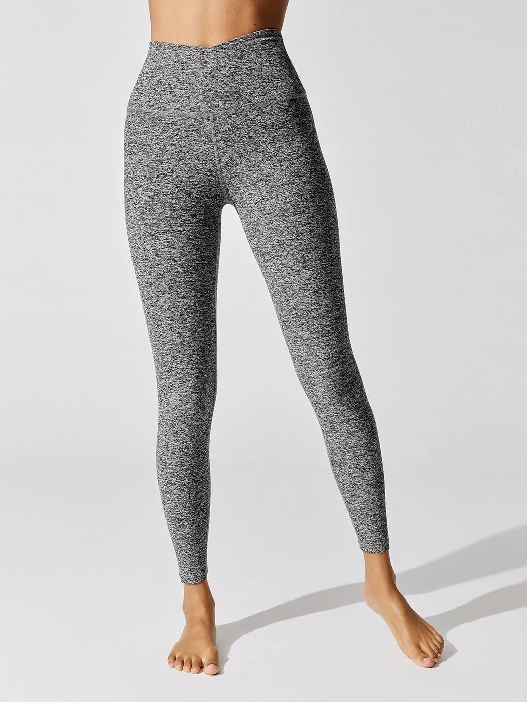 At Your Leisure High Waisted Legging - Black-White