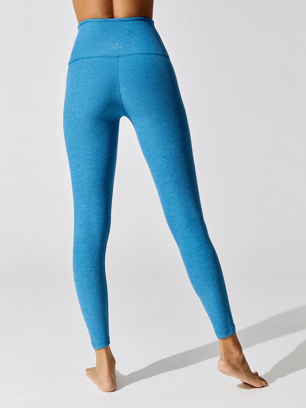 At Your Leisure High Waisted Midi Legging - Gulf Stream Oceana