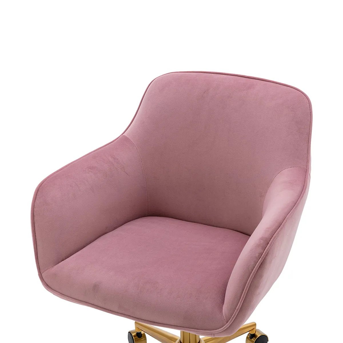 Ava Velvet Office Arm Chair