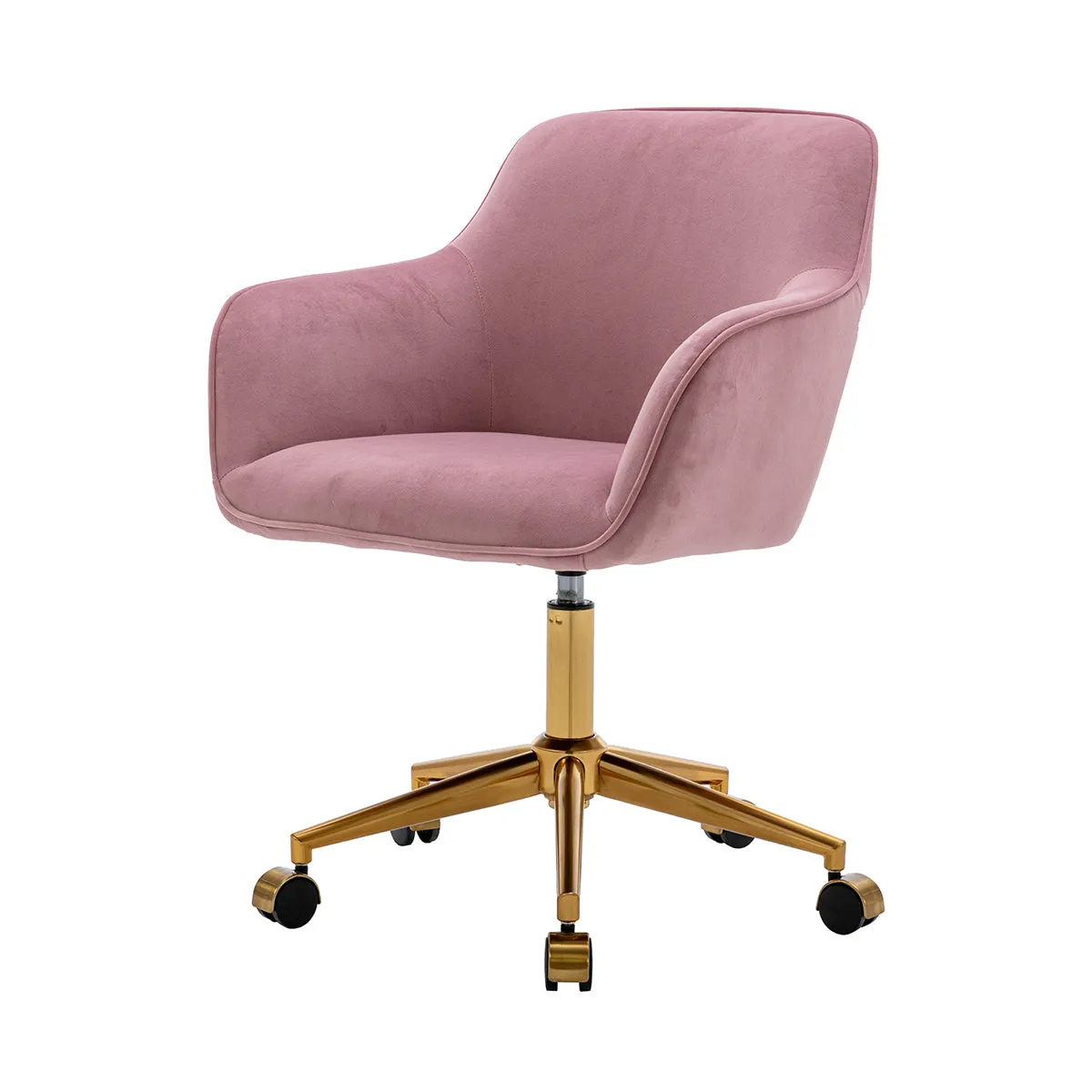 Ava Velvet Office Arm Chair