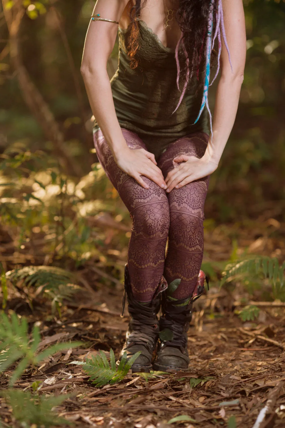 Baroque Fishnet Leggings