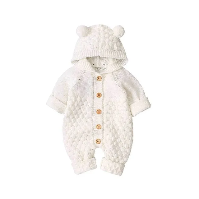 BEAR Knitted Romper