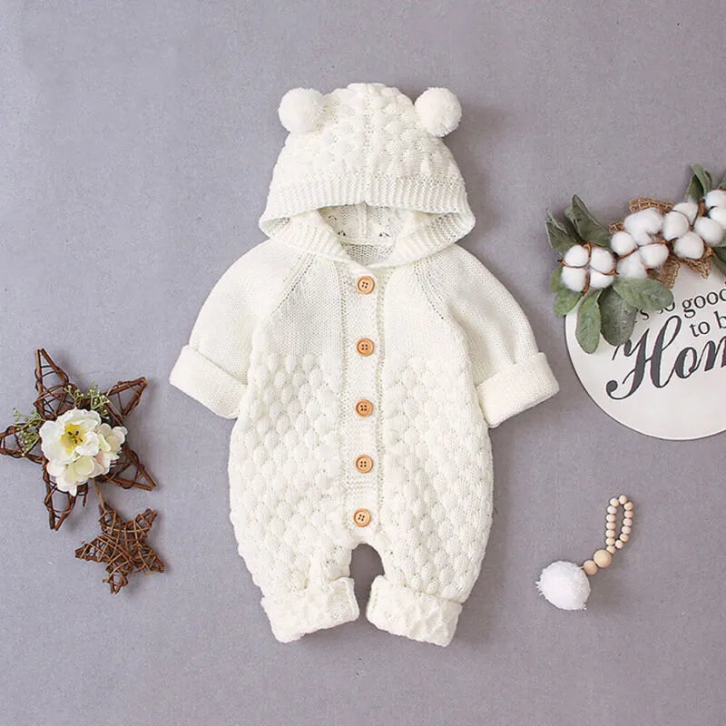 BEAR Knitted Romper