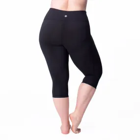 Black Curve Basix Compression Capri