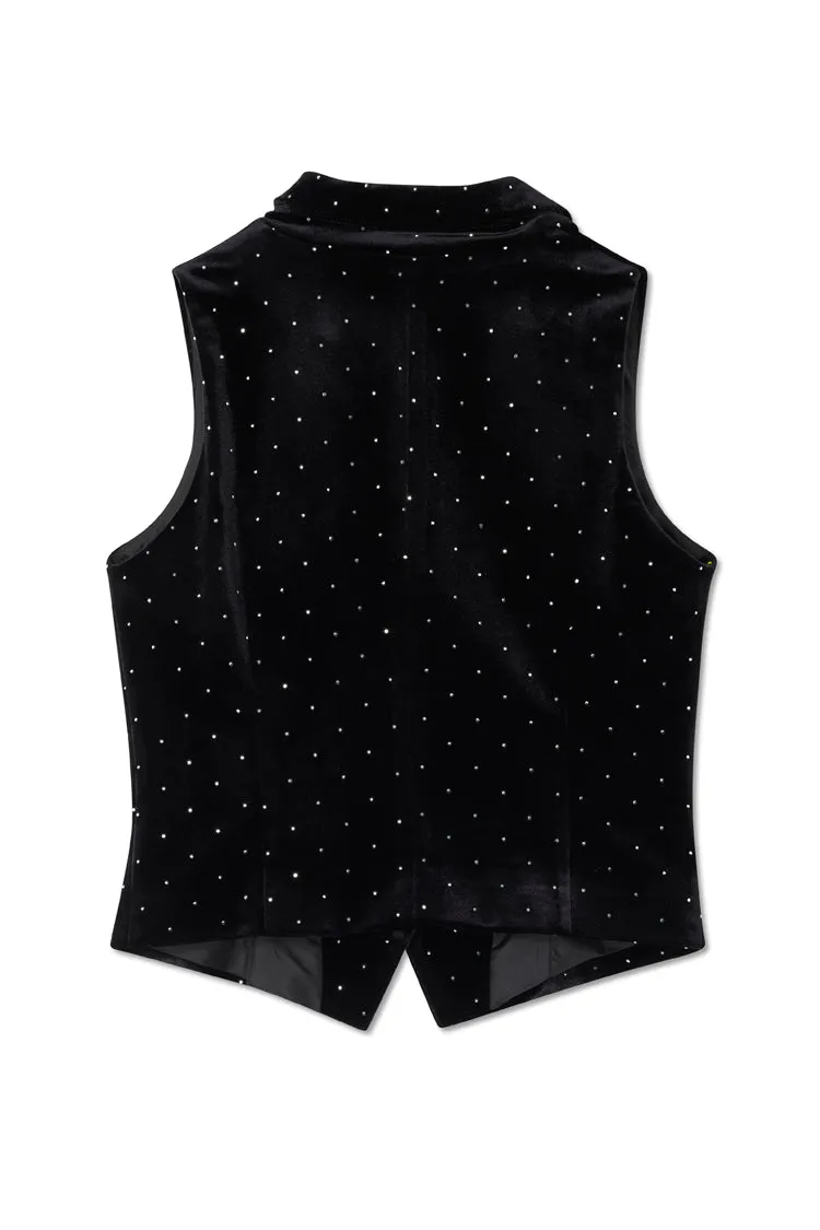 Black Velvet Quinn Waistcoat