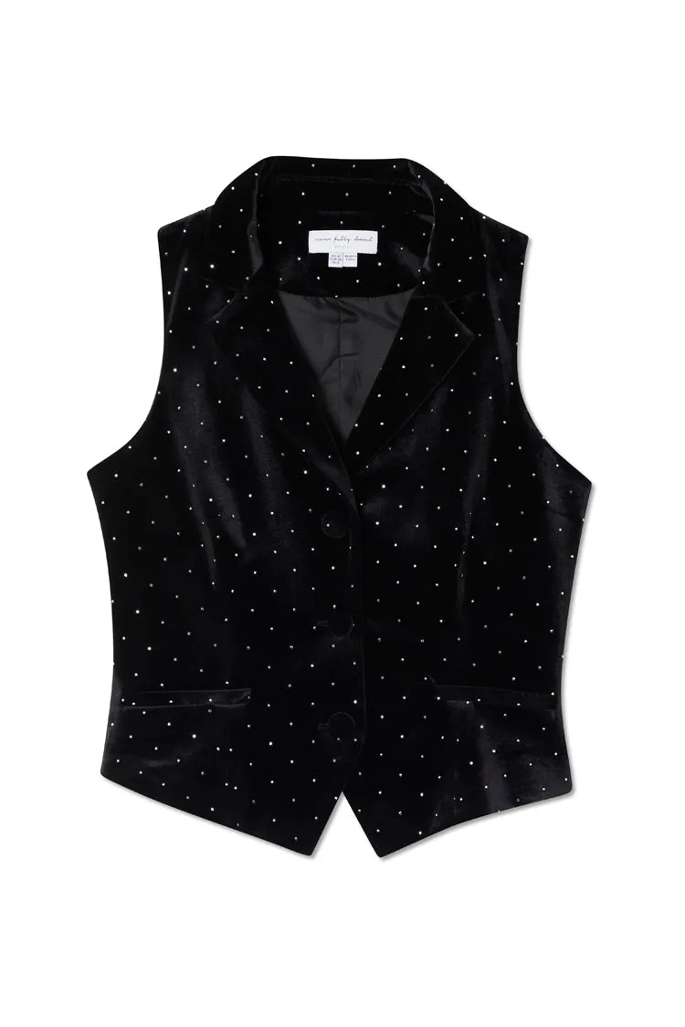 Black Velvet Quinn Waistcoat