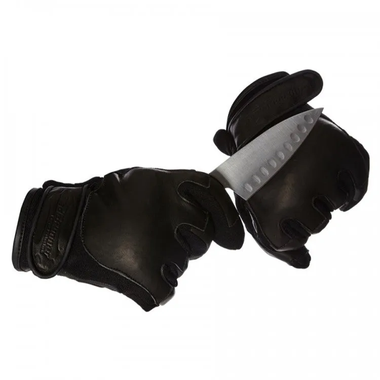 Blade Runner Level 2 Cut Resistance Leather Neoprene Gloves w/ Knuckle Protection