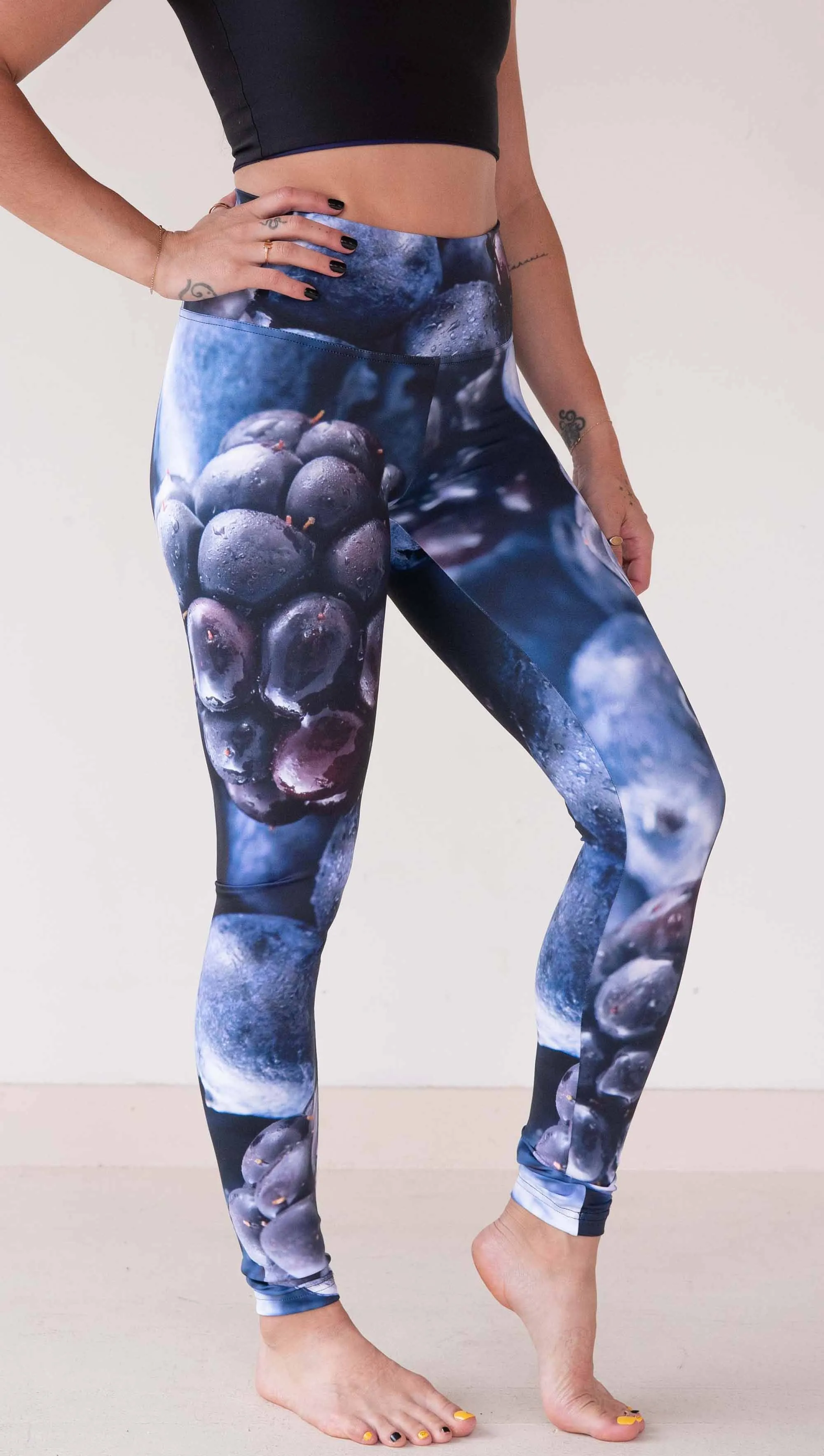 Blueberries - Athleisure Leggings