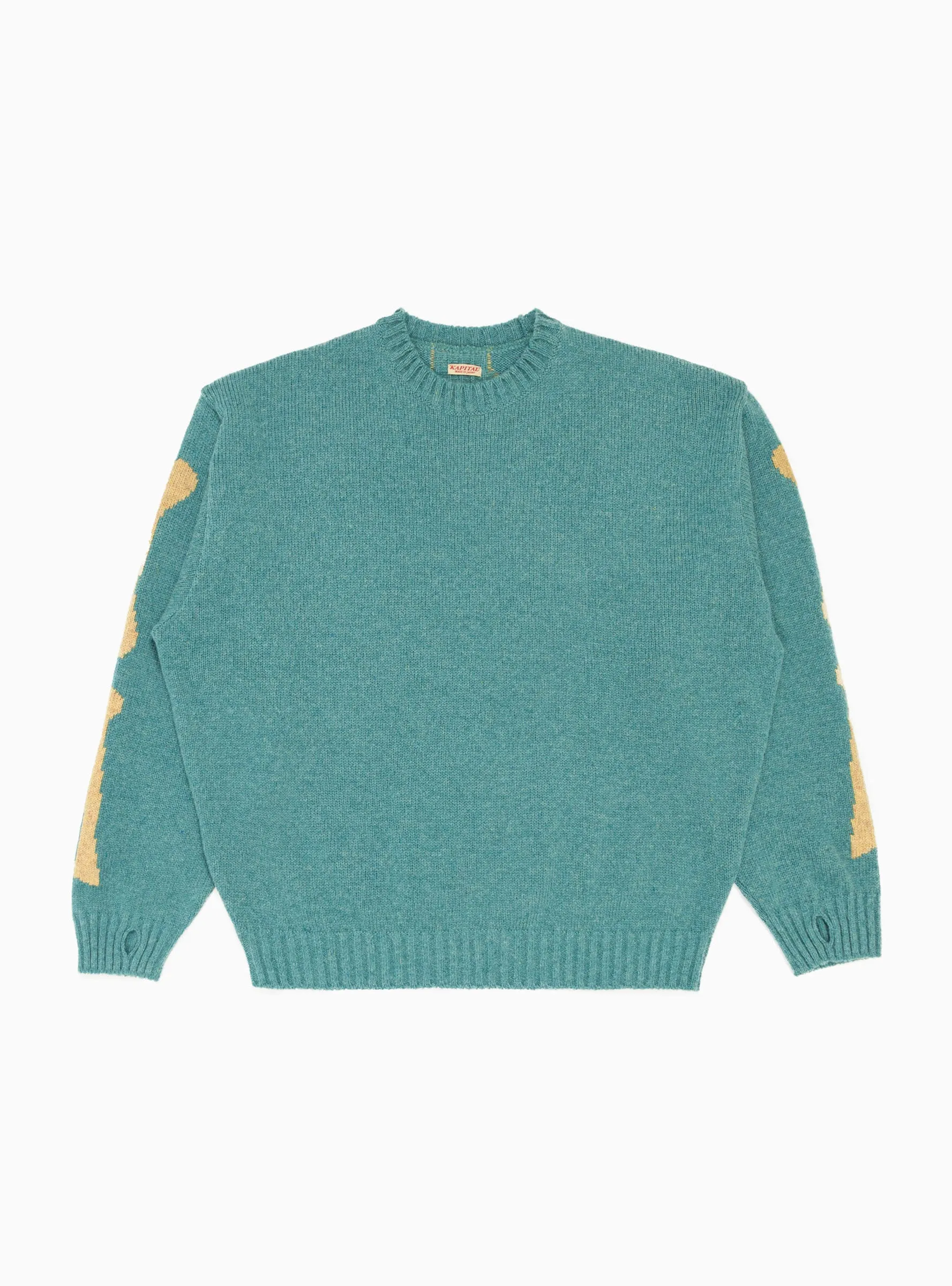 BONE 5G Wool Sweater Sax Blue