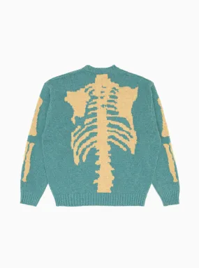 BONE 5G Wool Sweater Sax Blue