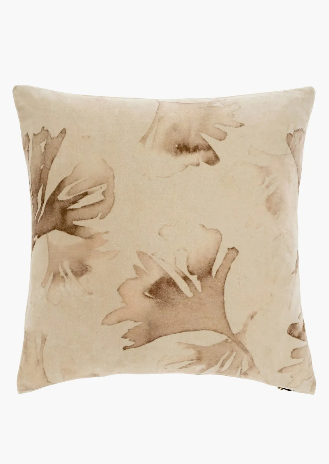 Botanical Print Velvet Pillow