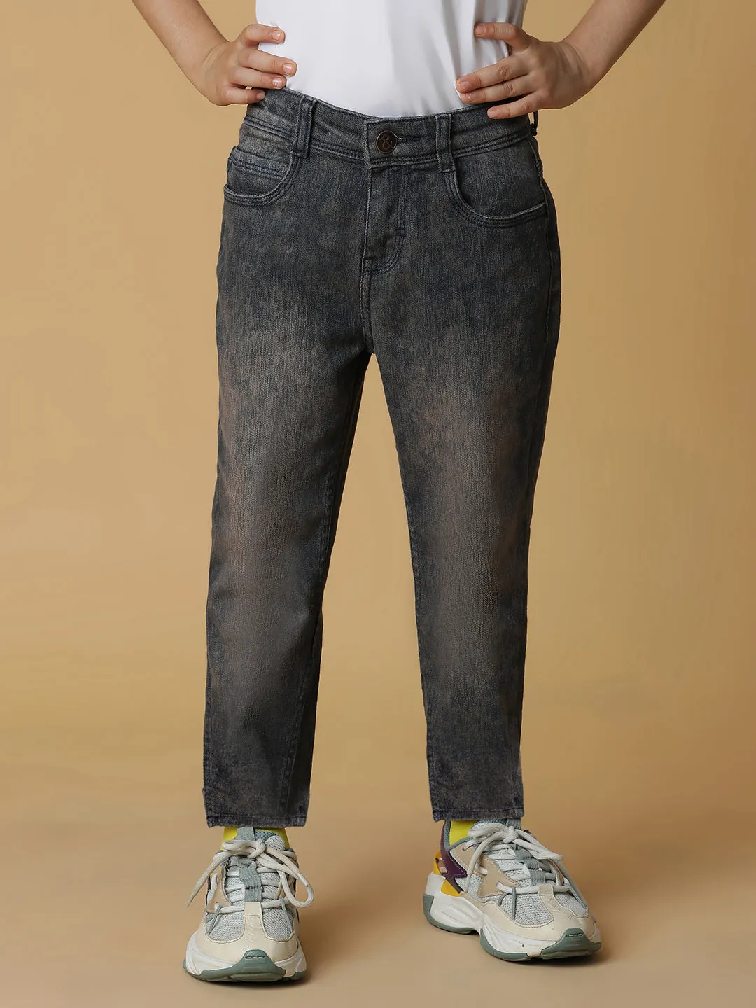 Boys Blue Slim Fit Denim Jeans