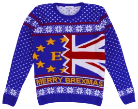 Brexit Knitted Christmas Jumper