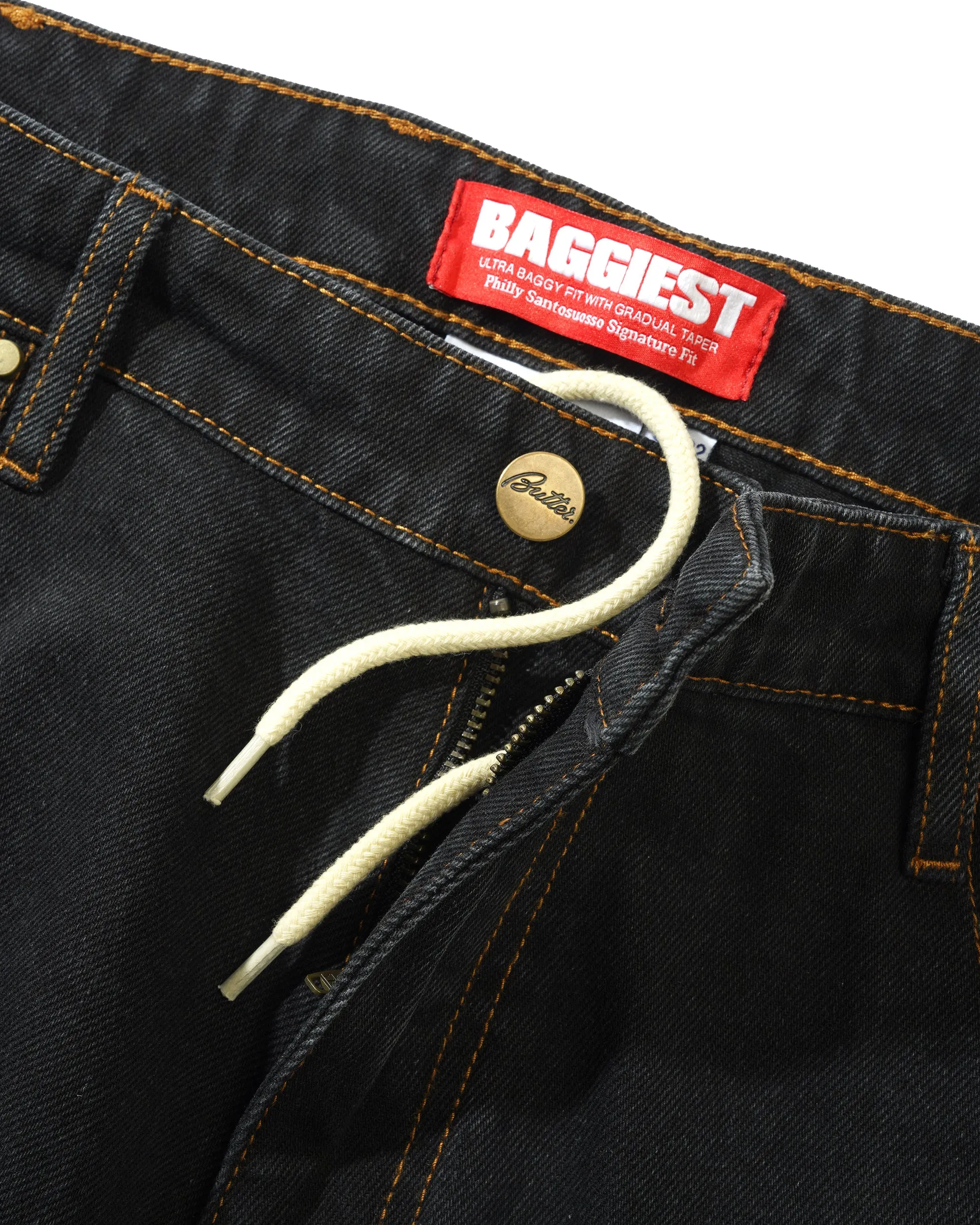 Butter Goods Santosuosso Denim Jeans - Washed Black