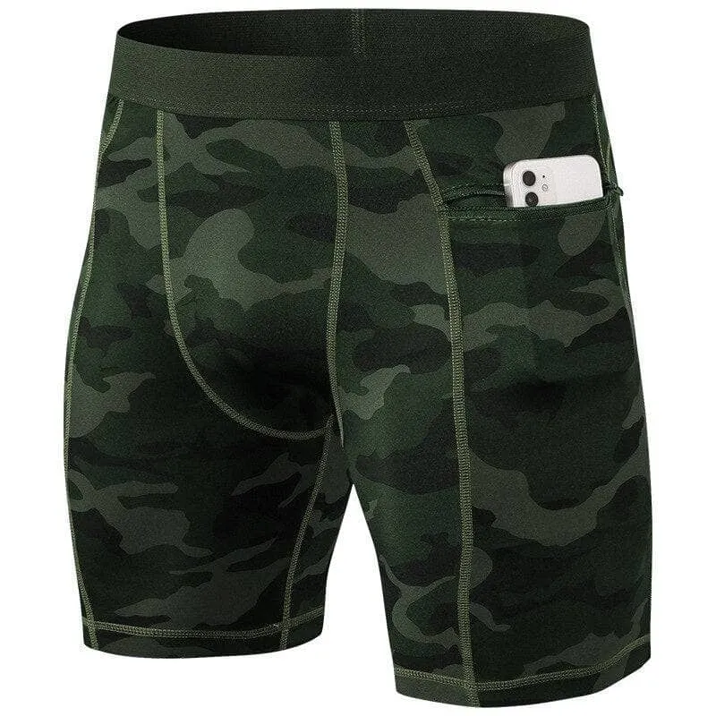 Camo Heat Compression Shorts