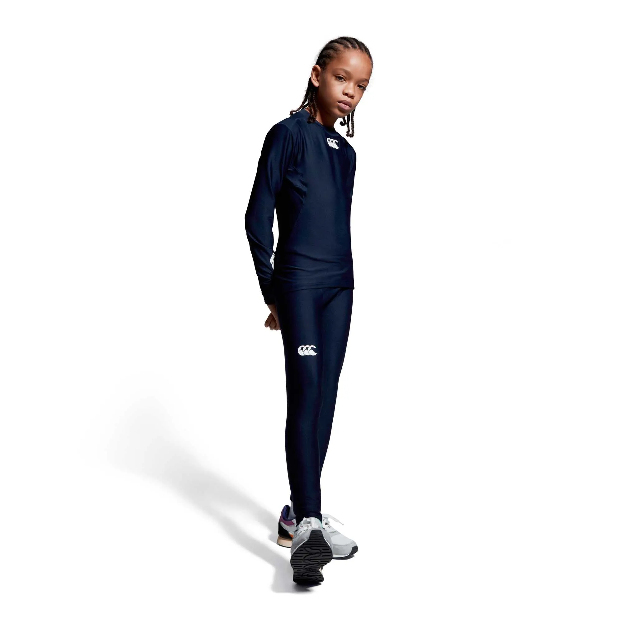 Canterbury Kid's Thermoreg Compression Leggings - Navy