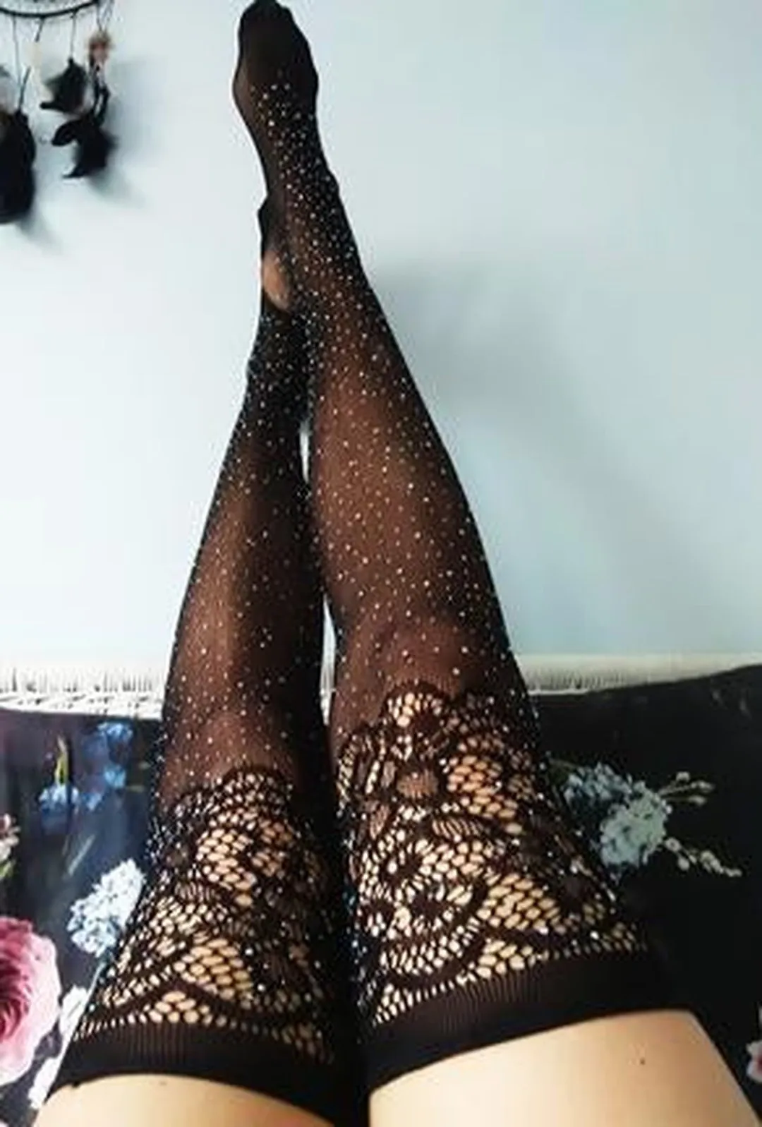 CARDI - SPARKLING LINGERIE PANTYHOSE