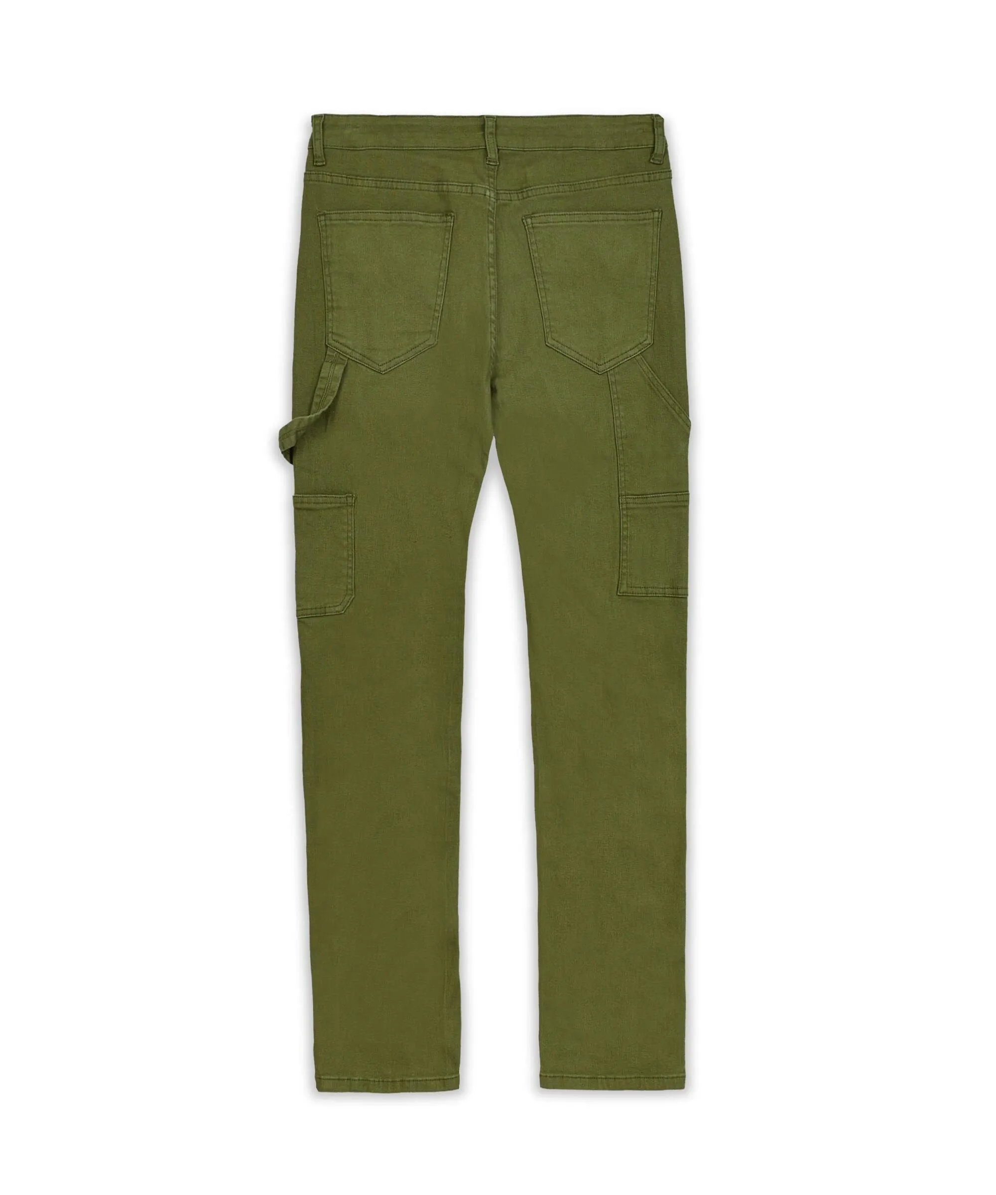 Carson Carpenter Denim Jeans - Olive Green