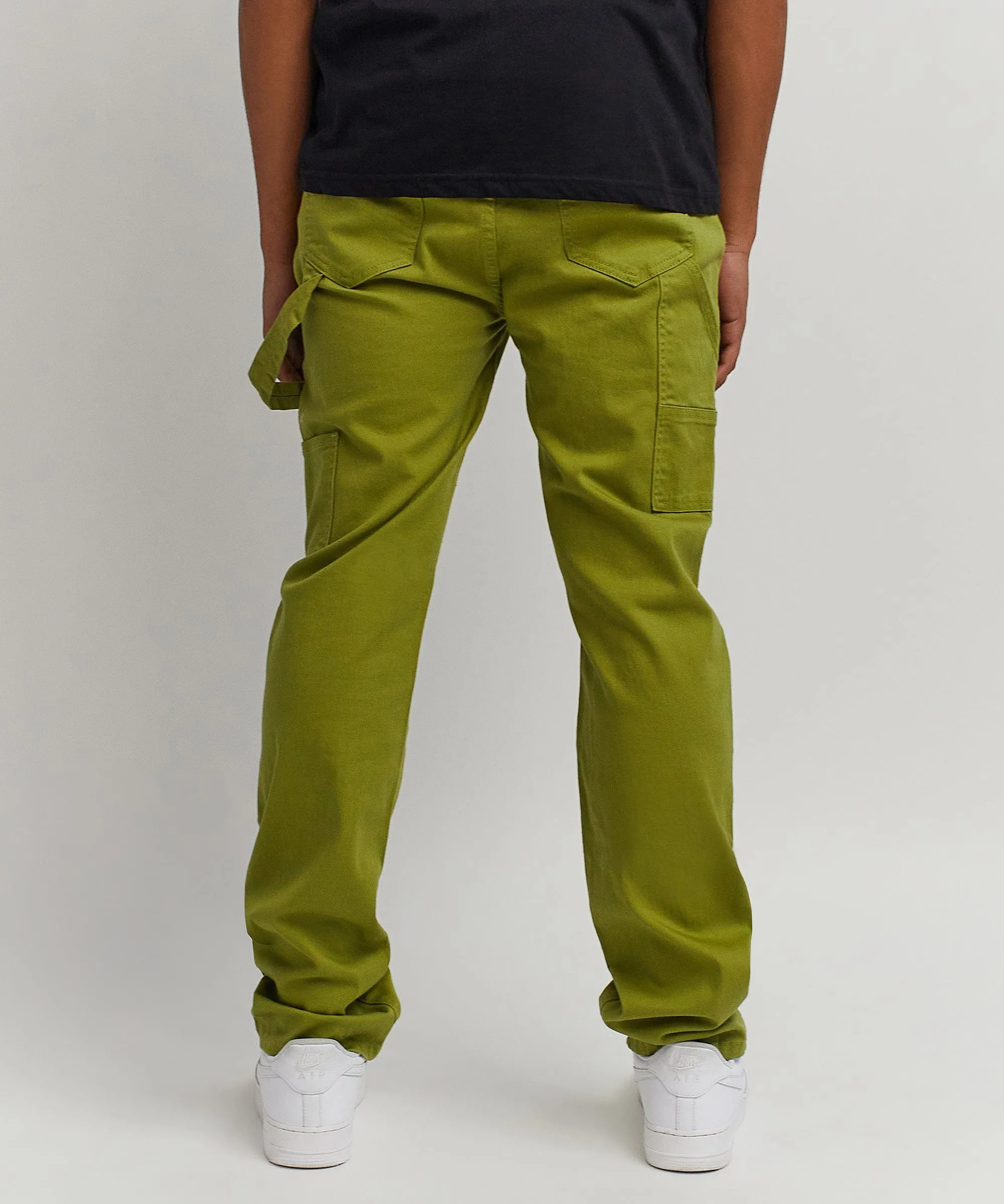 Carson Carpenter Denim Jeans - Olive Green