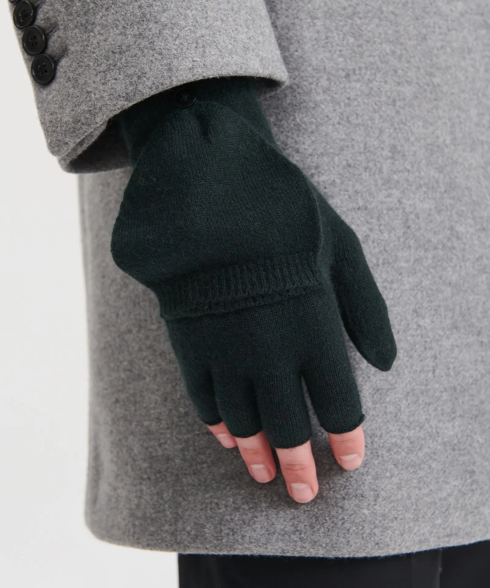 Cashmere Pop Top Gloves