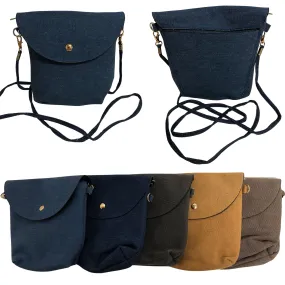 CLEARANCE CROSSBODY IN DENIM (CASE OF 48 - $1.50 / PIECE)  Wholesale Crossbody in Jeans Material SKU: M83703-JEANS-48