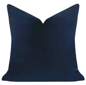 Cobalt Blue Velvet Pillow