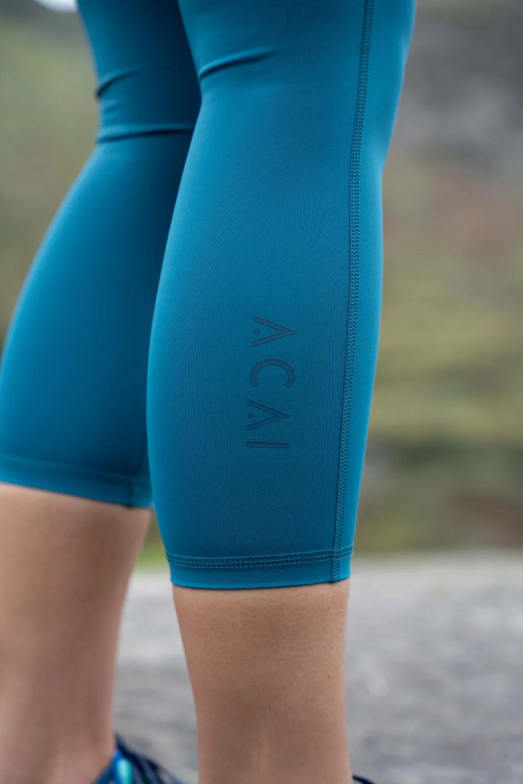 Compression OTG Leggings - 7/8 Length - Teal