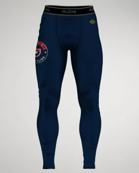 Compression Pants-Unisex--PRTC-blue