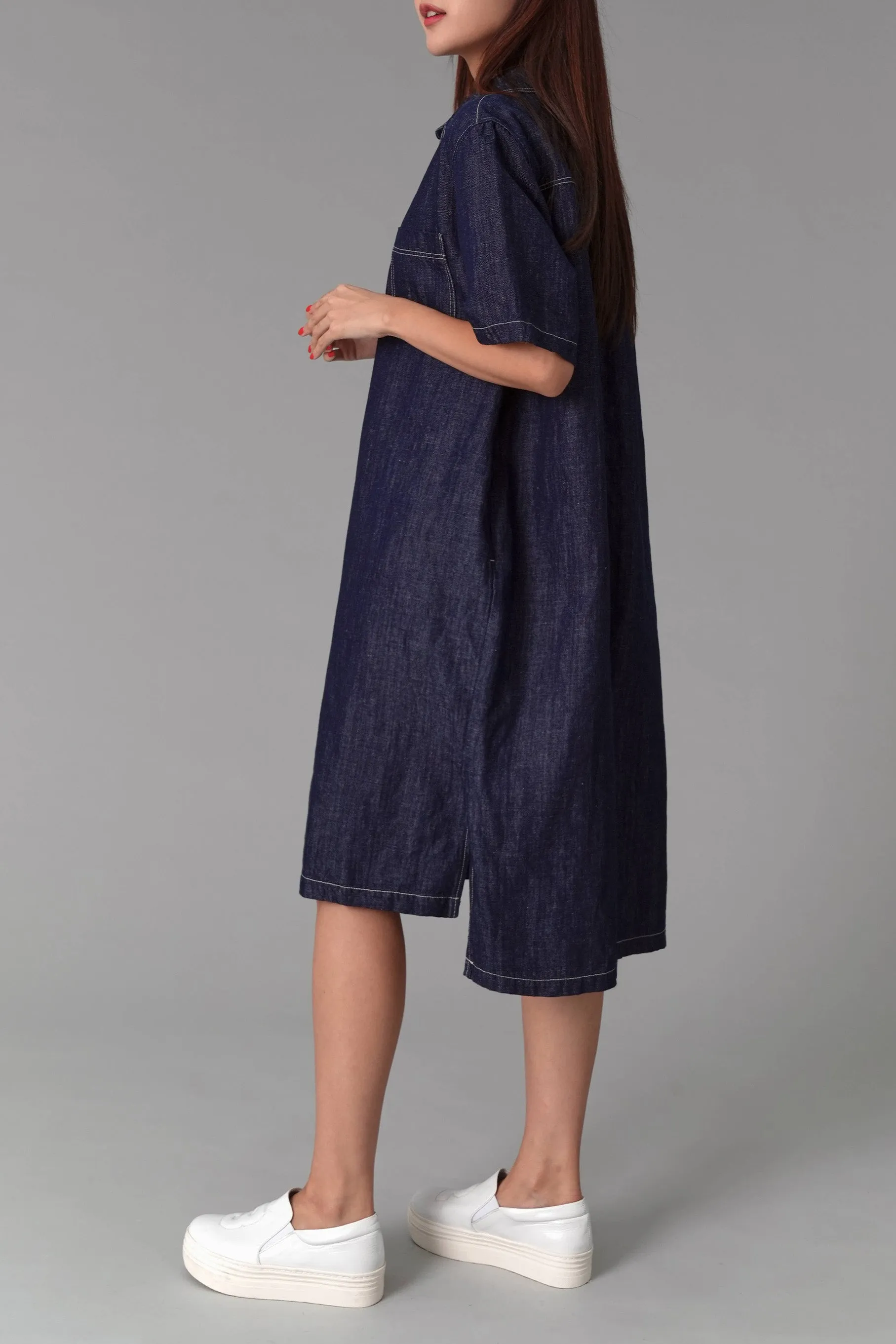 Corrine Denim Dress, Denim