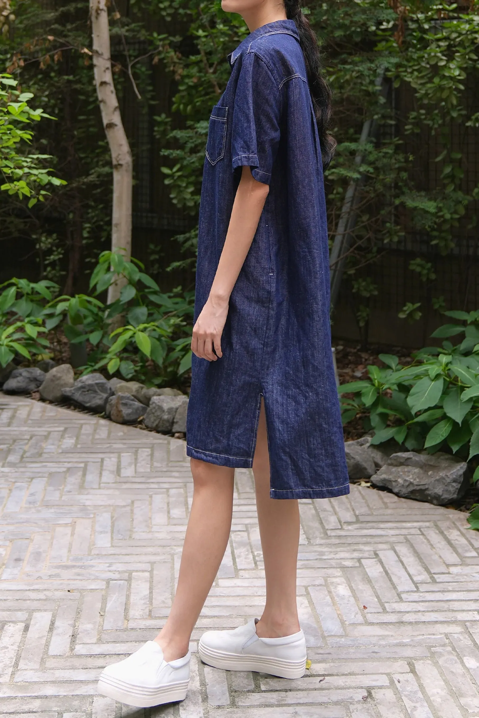 Corrine Denim Dress, Denim