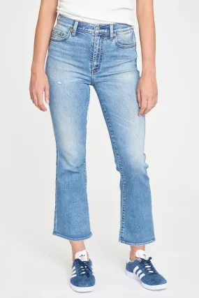 DAZE Denim Shy Girl Crop Flare Jeans (PDA)