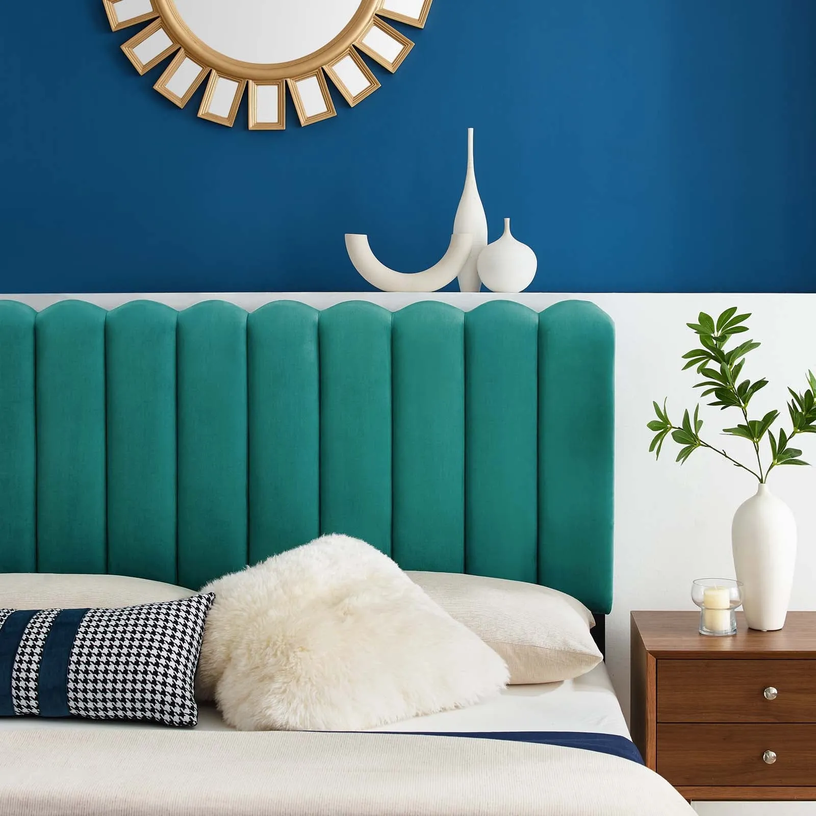 Delilah Performance Velvet Headboard