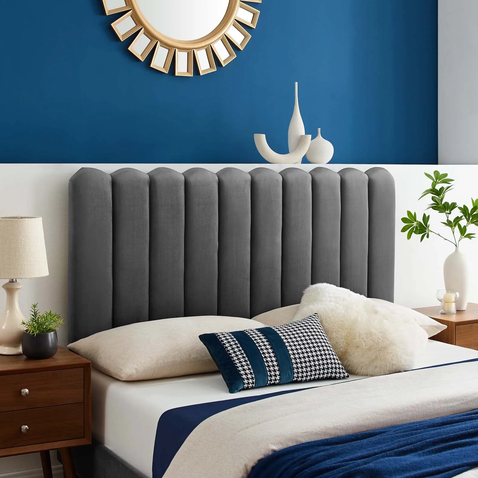 Delilah Performance Velvet Headboard