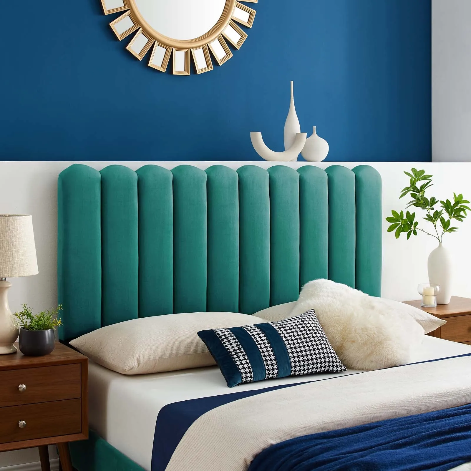 Delilah Performance Velvet Headboard