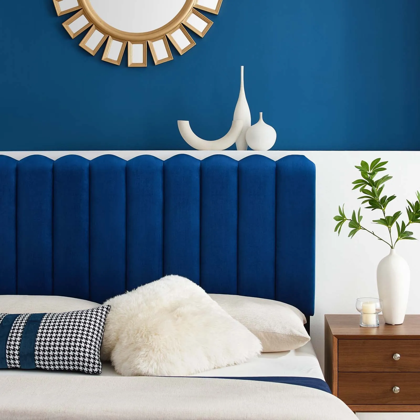 Delilah Performance Velvet Headboard